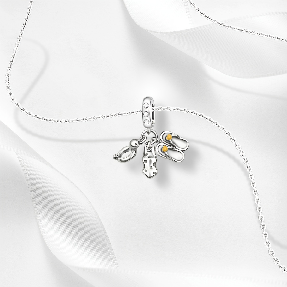 Women's 925 Silver Summer Pendant Gift Set